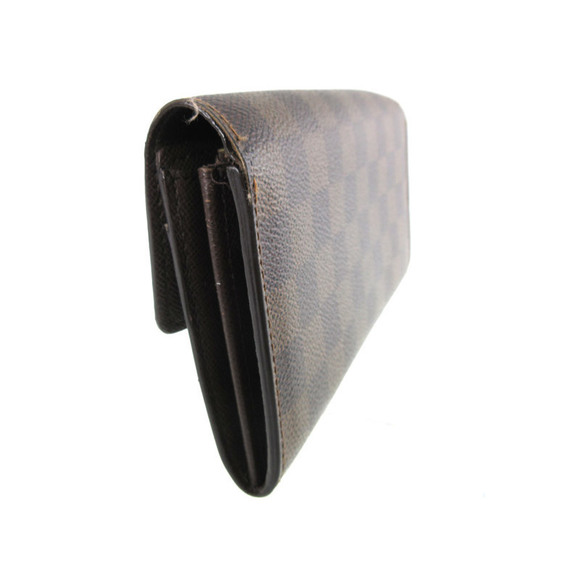 Louis Vuitton Ebene Damier Wallet Long Brown - Picture 1 of 6